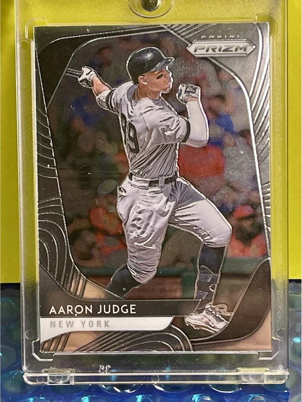 Panini Aaron Judge Panini Prizm Chrome Refractor Investment Card Free Case